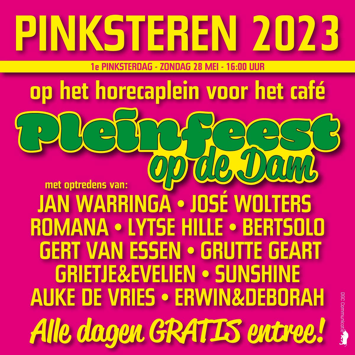 Pleinfeest Op De Dam