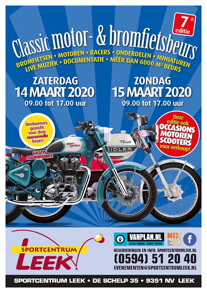 7e Classic motor _ bromfietsbeurs Leek