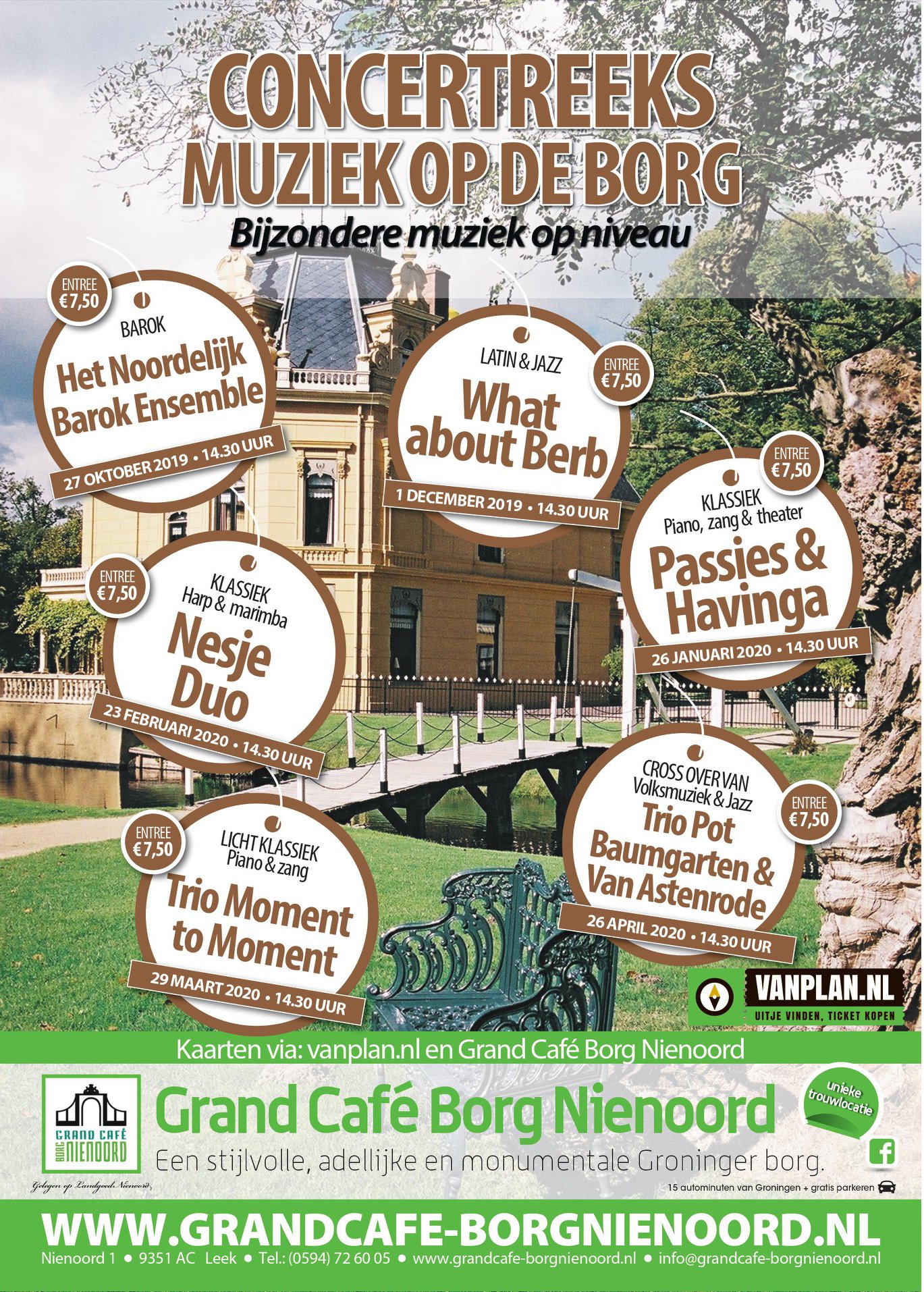 Concertreeks Muziek op de Borg