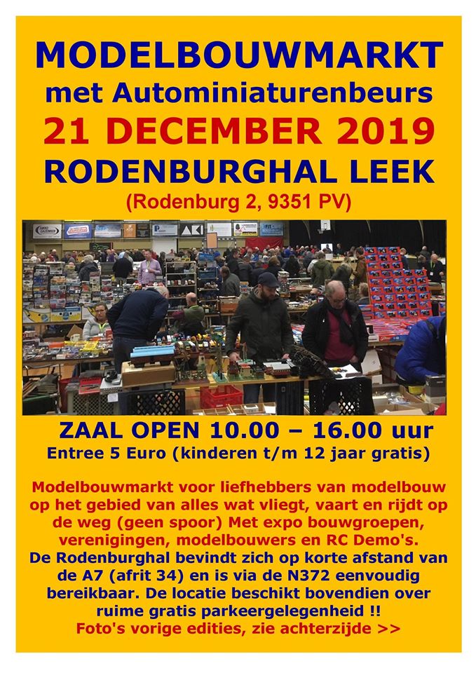 Modelbouwmarkt en Autominiaturenbeurs Leek