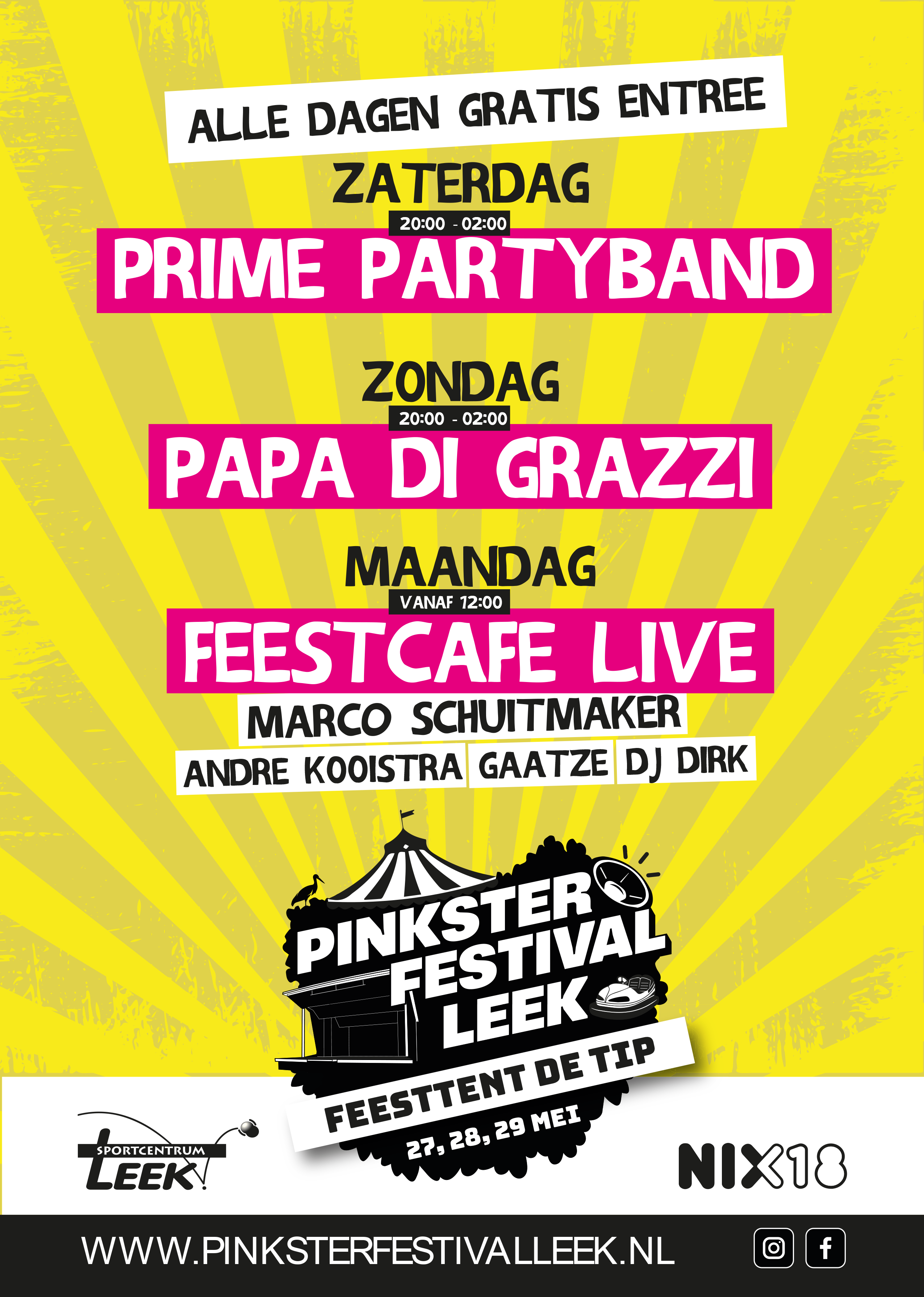 Pinksteren in de feesttent