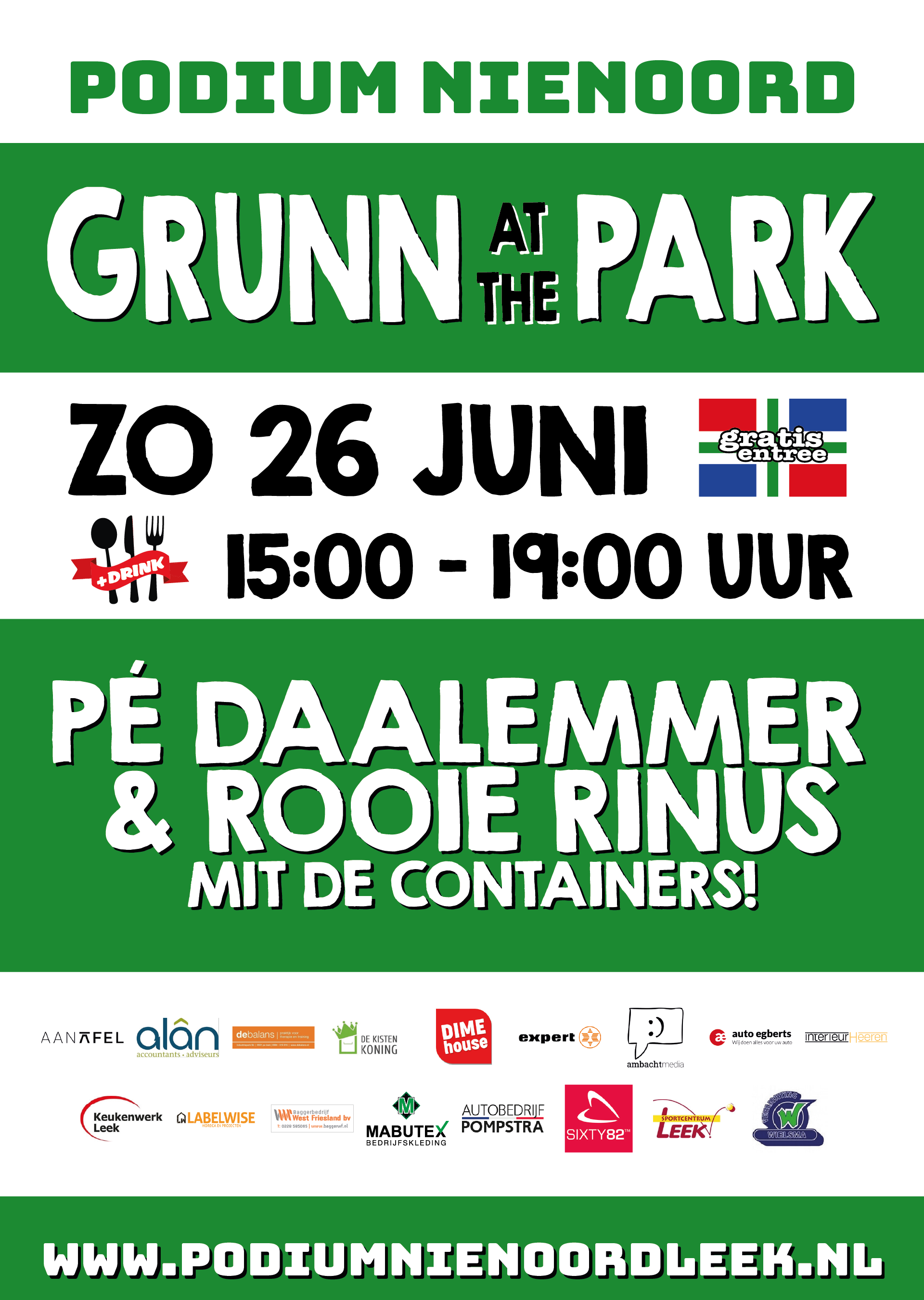 Sunday at the Park met VD STRAAT / PE EN RINUS