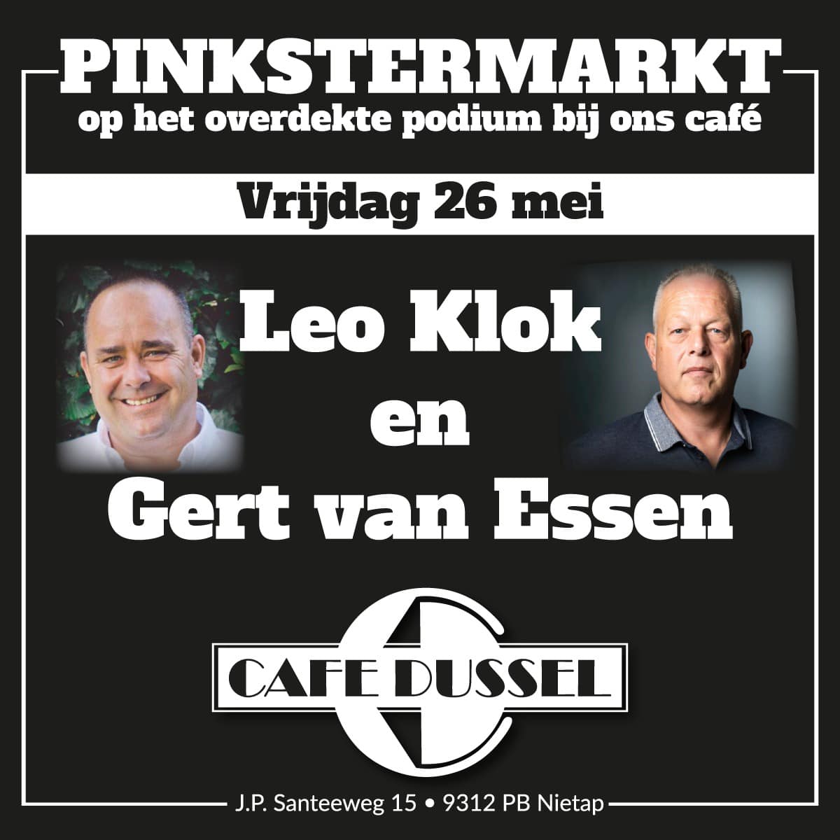 Pinksteren bij Cafe Dussel 26 mei