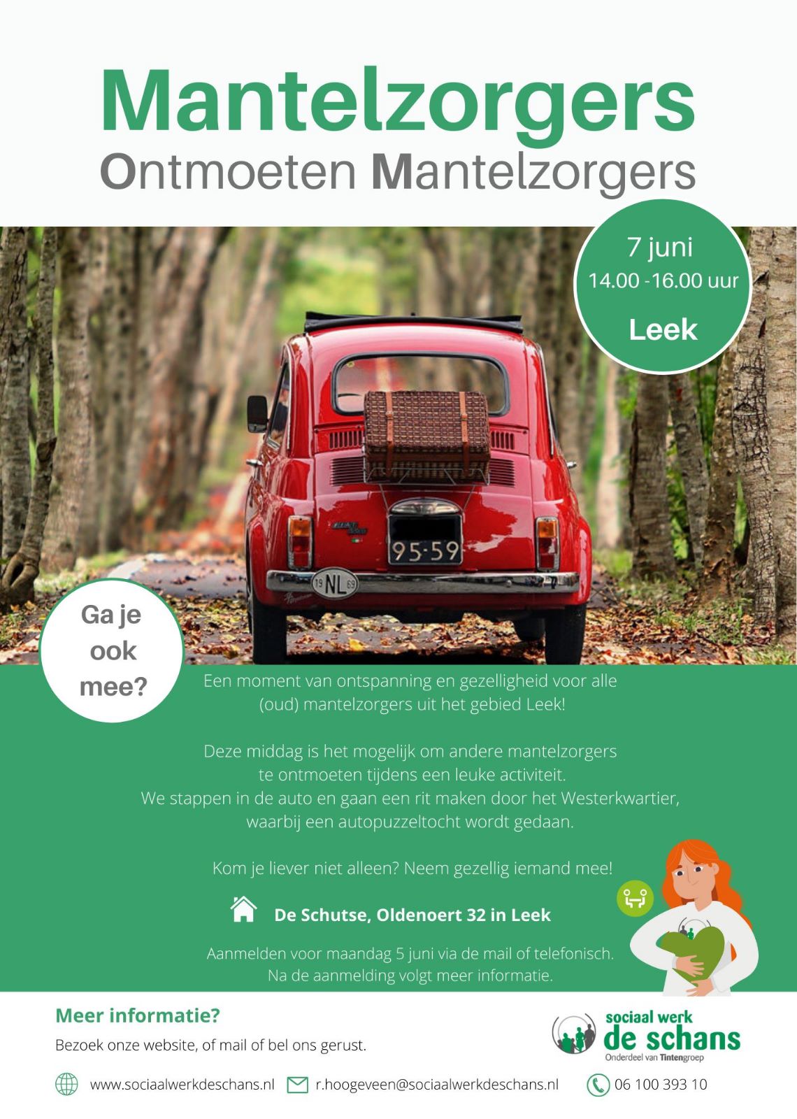Mantelzorgers ontmoeten mantelzorgers